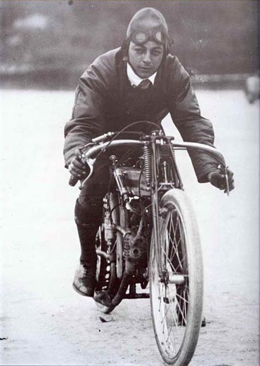 Les Bailey at Brooklands